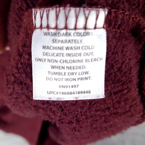 Grand Canyon Arizona Sweatshirt Mens Large Maroon State Of Mine Crewneck - Picture 7 of 7